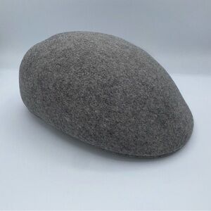 Pendleton 100% Virgin Wool Ivy Flat Cap Gray Made in USA Medium Mens Vtg